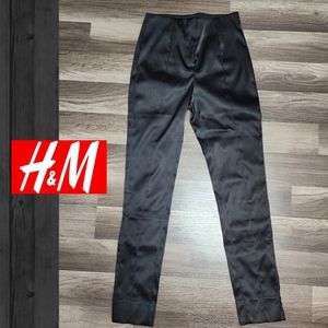 H&M Pants - Size 0 - Black satin